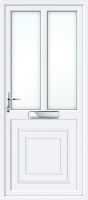 Reagan Half Panel Diamond Lead UPVC Front Door