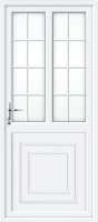 Reagan Half Panel Dual Glazed Georgian Bar UPVC Back Door