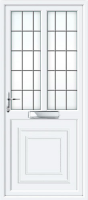 Reagan Half Panel Dual Glazed Square Lead UPVC Front Door