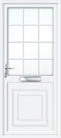 Reagan Half Panel Georgian Bar UPVC Front Door