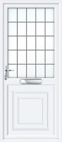 Reagan Half Panel Square Lead UPVC Front Door