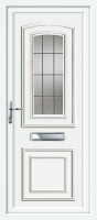 Reagan One Square Lead UPVC Front Door