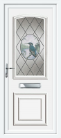 Roosevelt One Kingfisher UPVC Front Door