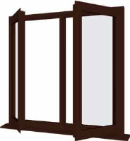 Rosewood UPVC Window Style 14