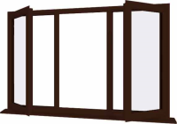 Rosewood UPVC Window Style 24