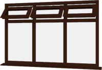 Rosewood UPVC Window Style 30