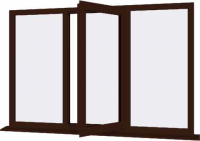 Rosewood UPVC Window Style 34