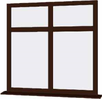 Rosewood UPVC Window Style 37