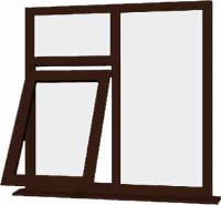 Rosewood UPVC Window Style 41