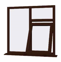 Rosewood UPVC Window Style 42