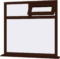 Rosewood UPVC Window Style 45