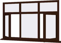 Rosewood UPVC Window Style 50