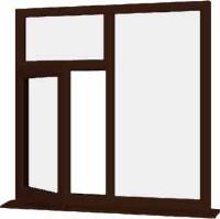 Rosewood UPVC Window Style 58