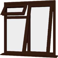 Rosewood UPVC Window Style 60