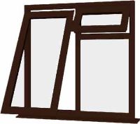 Rosewood UPVC Window Style 61