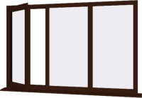 Rosewood UPVC Window Style 63