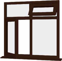 Rosewood UPVC Window Style 67