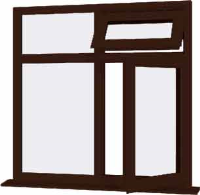 Rosewood UPVC Window Style 70