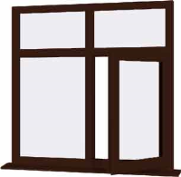 Rosewood UPVC Window Style 75