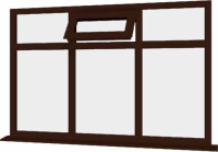 Rosewood UPVC Window Style 78