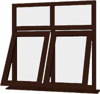 Rosewood UPVC Window Style 84