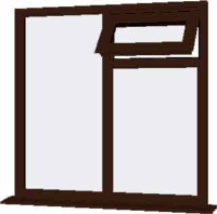 Rosewood UPVC Window Style 89