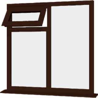 Rosewood UPVC Window Style 90