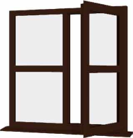 Rosewood UPVC Window Style 166