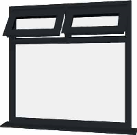 Grey UPVC Window Style 22