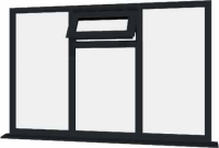 Grey UPVC Window Style 43