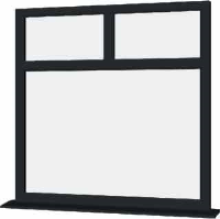 Grey UPVC Window Style 77