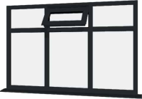 Grey UPVC Window Style 78