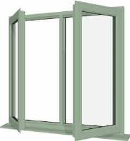 Chartwell Green UPVC Window Style 14