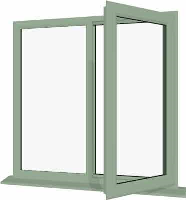 Chartwell Green UPVC Window Style 19