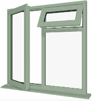 Chartwell Green UPVC Window Style 20