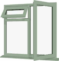 Chartwell Green UPVC Window Style 21