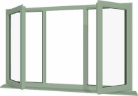 Chartwell Green UPVC Window Style 24