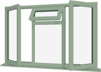 Chartwell Green UPVC Window Style 26