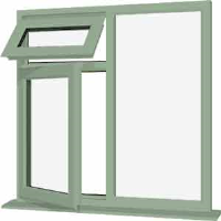 Chartwell Green UPVC Window Style 27