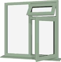 Chartwell Green UPVC Window Style 28