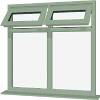 Chartwell Green UPVC Window Style 29