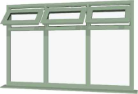 Chartwell Green UPVC Window Style 30