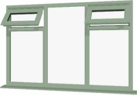 Chartwell Green UPVC Window Style 32