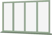 Chartwell Green UPVC Window Style 38