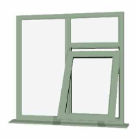 Chartwell Green UPVC Window Style 42