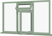 Chartwell Green UPVC Window Style 47