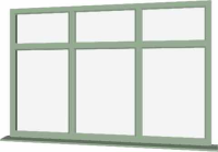 Chartwell Green UPVC Window Style 49