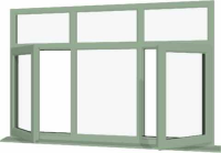 Chartwell Green UPVC Window Style 50