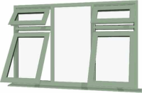 Chartwell Green UPVC Window Style 54