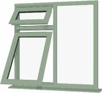 Chartwell Green UPVC Window Style 56